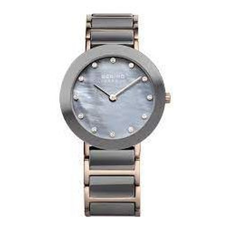 Bering Time Aps-Ladies Grey Ceramic Quartz-Dipples Jewellers