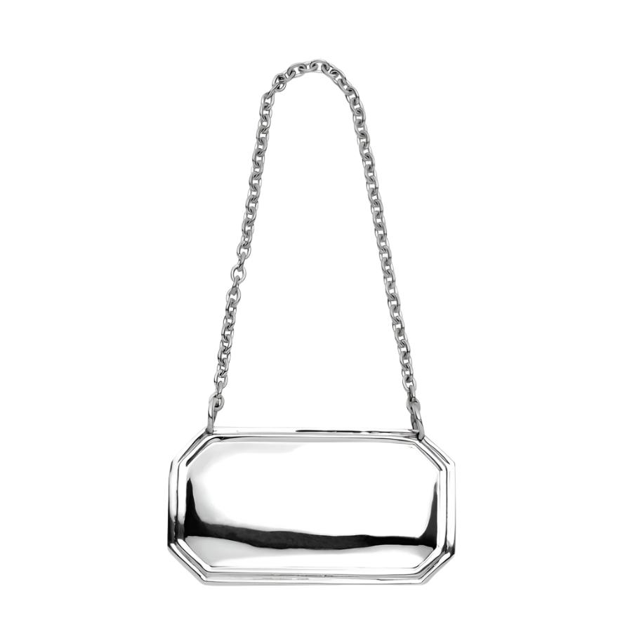 Carrs-Silver Decanter Label-Dipples Jewellers