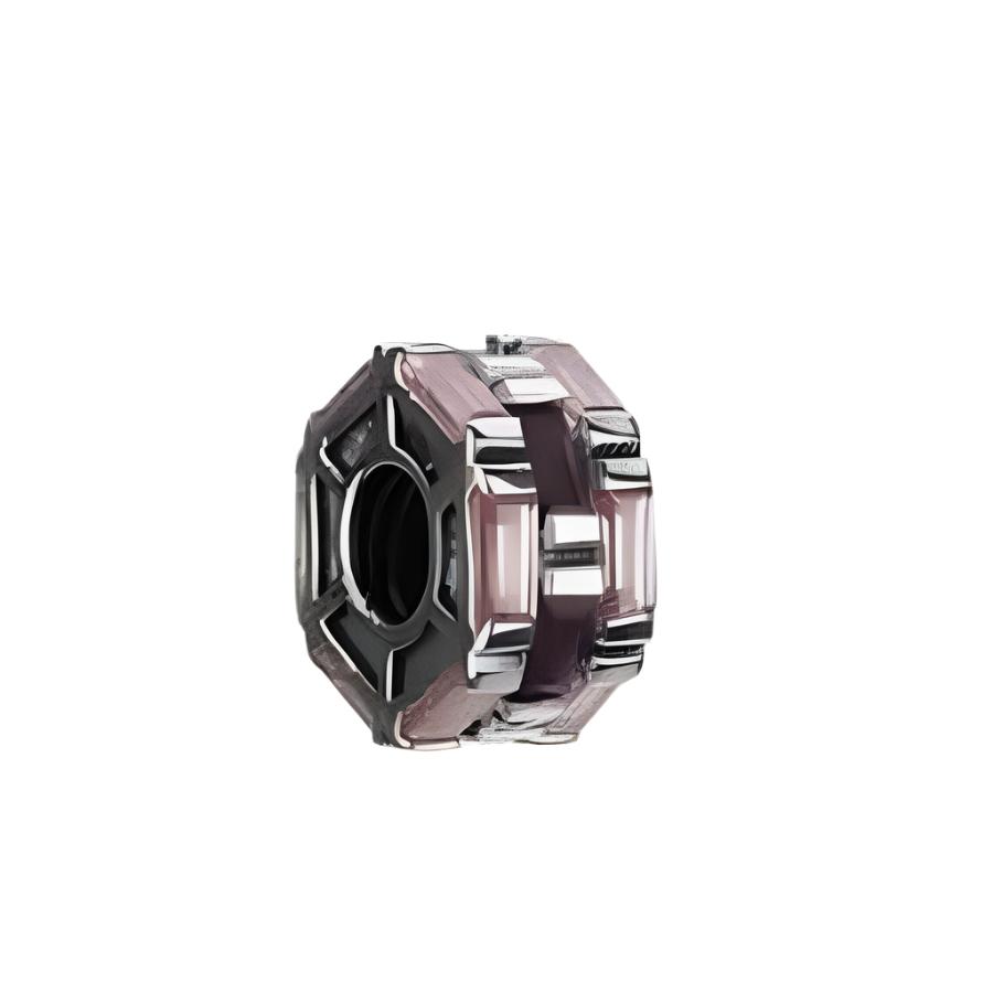 Chamilia-Silver Bead - Stacked Stones - Pink/Purple-Dipples Jewellers