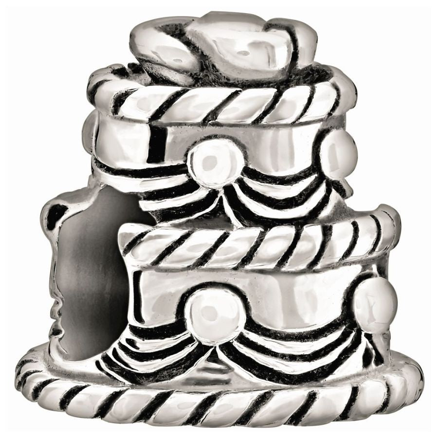 Chamilia-Silver Bead - Wedding Cake-Dipples Jewellers