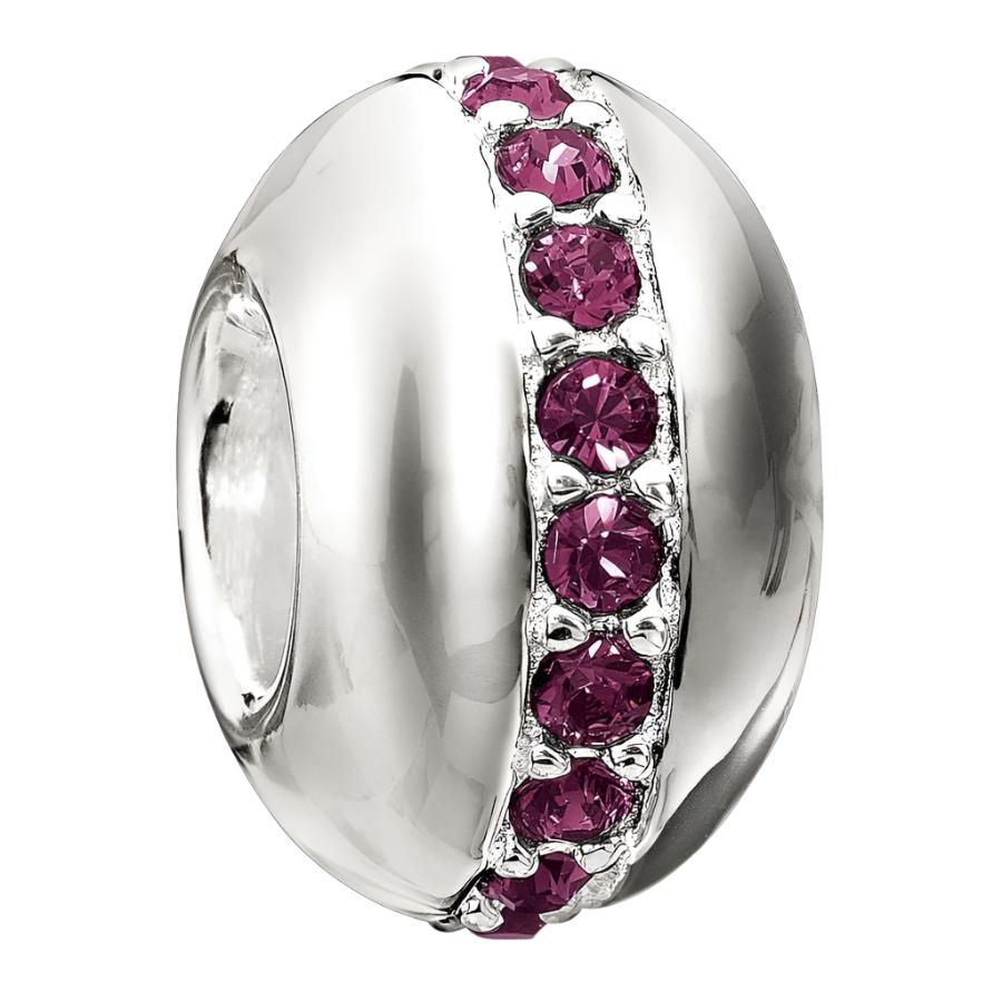 Chamilia-Silver Bead - Wink - Amethyst-Dipples Jewellers