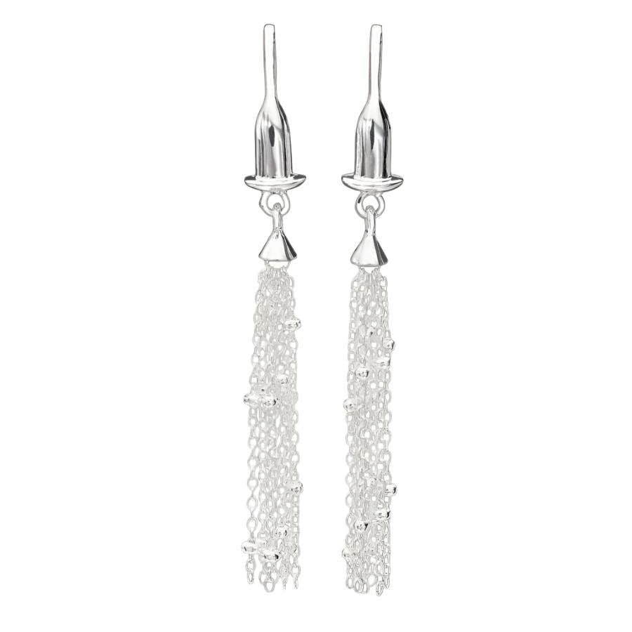 Chamilia-Silver Earring Bead Drop Charms - Tassel-Dipples Jewellers