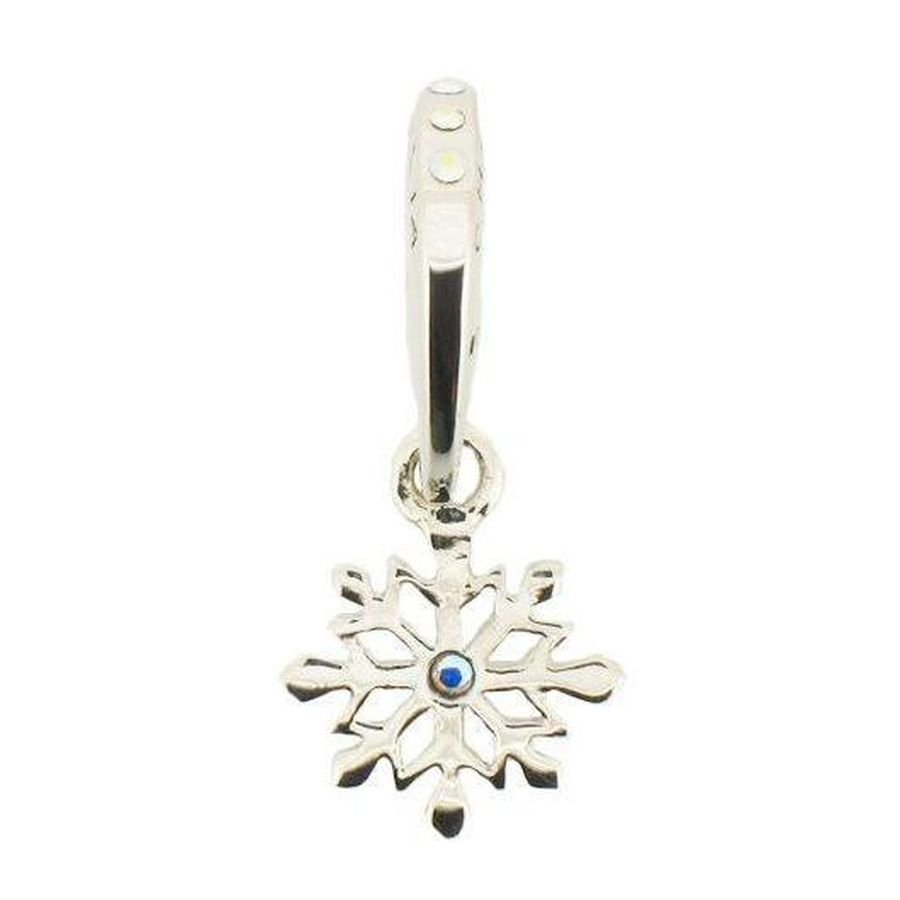 Chamilia-Silver Hanging Charm - Let It Snow - Limited Edition Snowflake-Dipples Jewellers