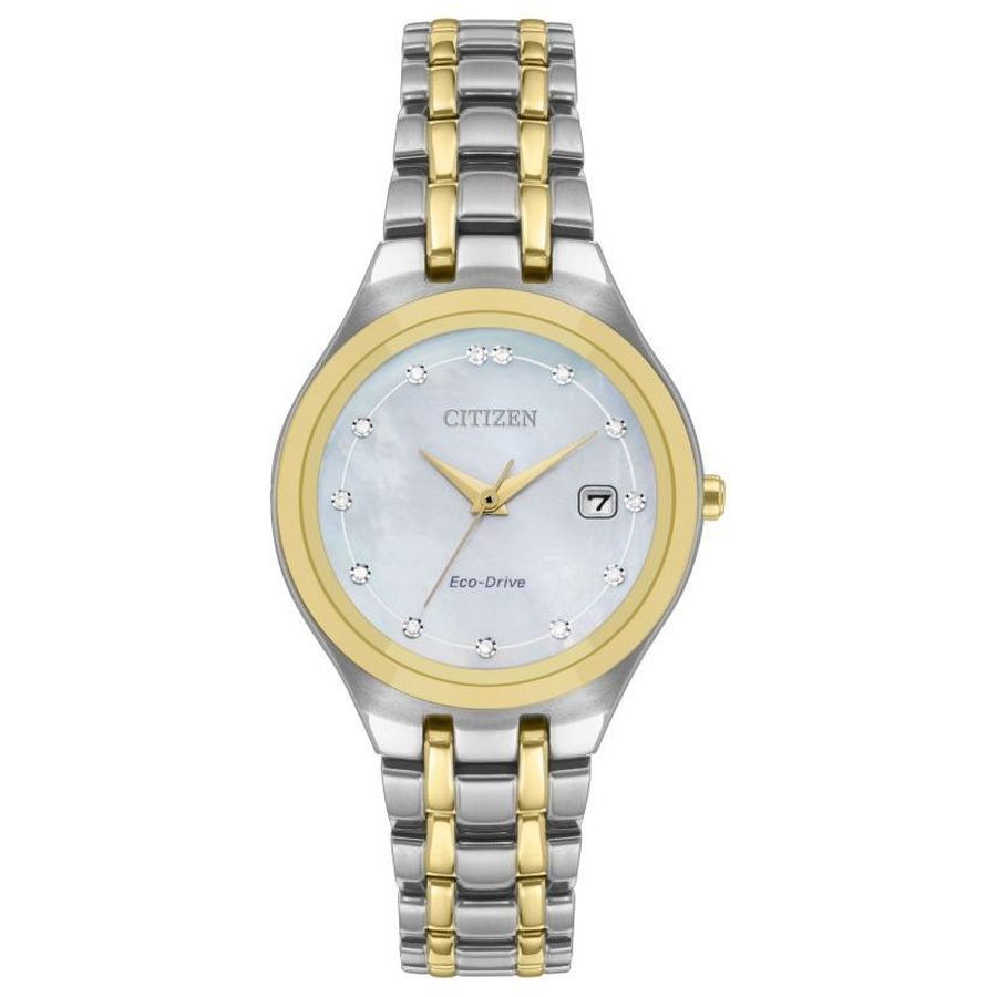 Citizen-Eco-Drive Silhouette Diamond Watch-Dipples Jewellers