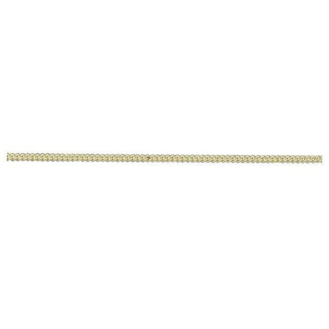 Dipples-18ct Yellow Gold 18" Curb Link Necklace-Dipples Jewellers