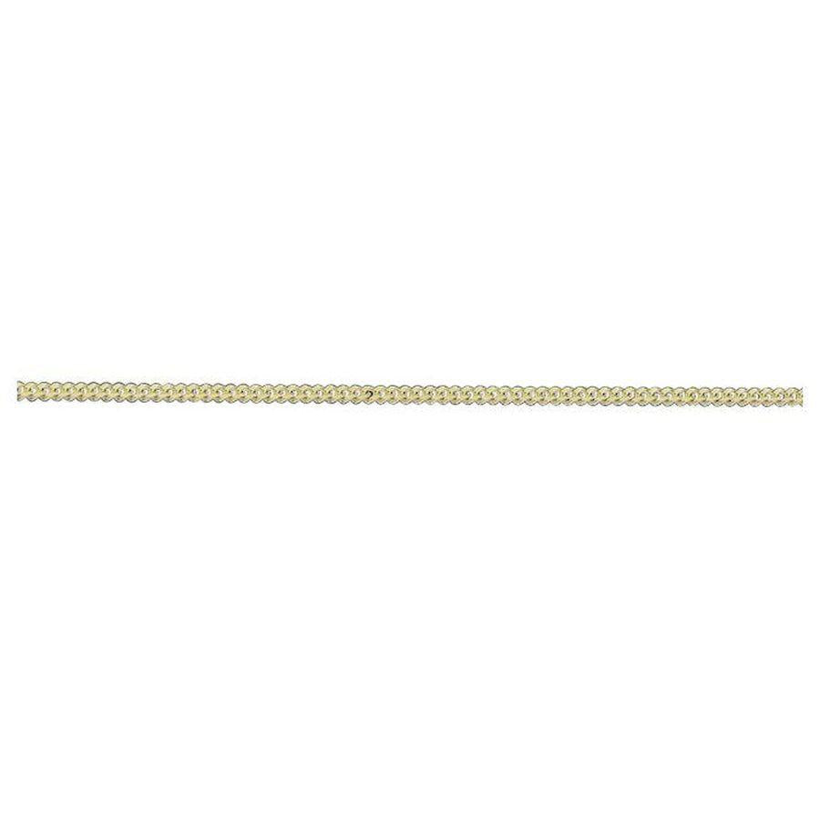 Dipples-18ct yellow gold 22" Curb link Necklace-Dipples Jewellers