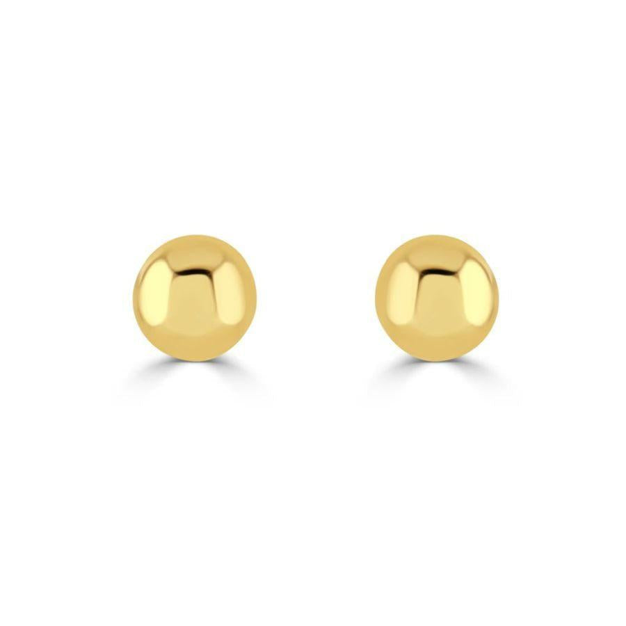 Dipples-18ct Yellow Gold 3mm-Ball Stud-Dipples Jewellers