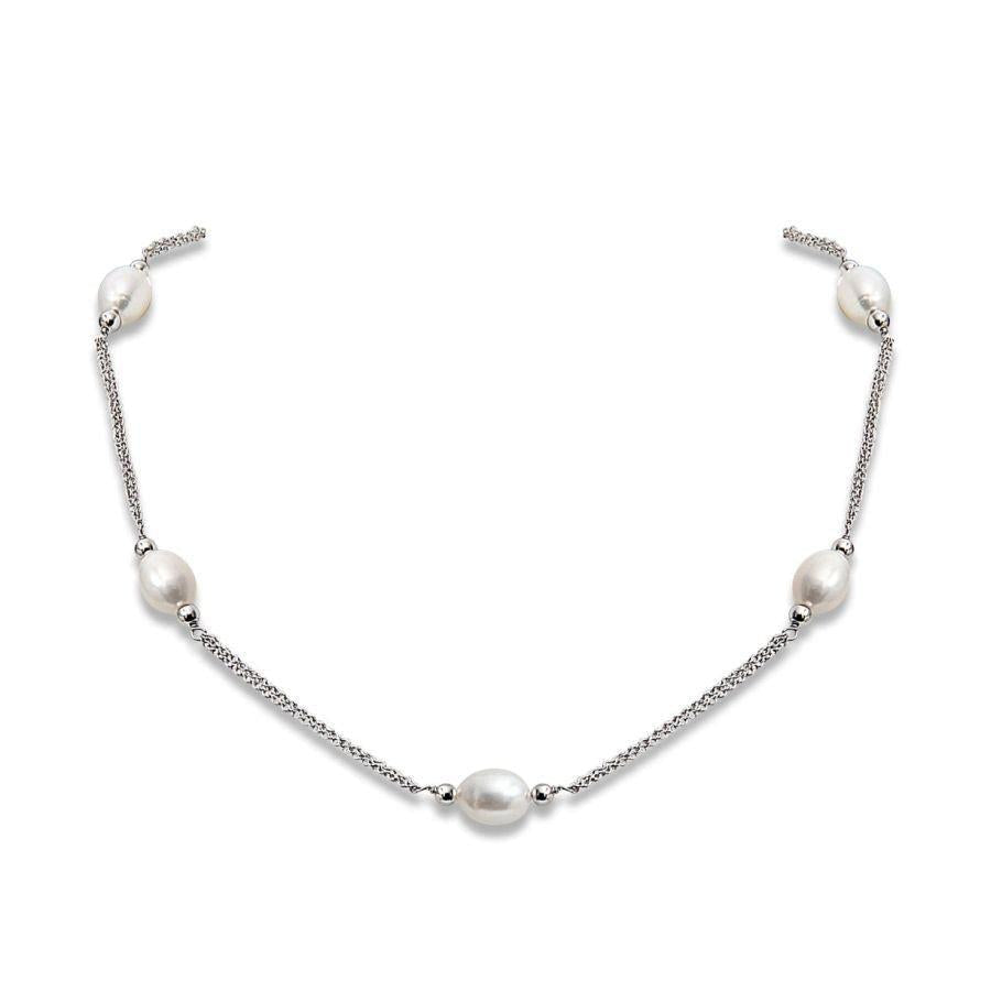 Dipples-9.5-10mm Cultured Freshwater Pearl Necklace-Dipples Jewellers