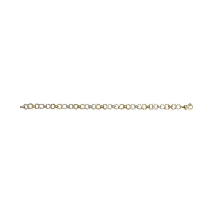 Dipples-9ct yellow and white gold Adagio Bracelet-Dipples Jewellers