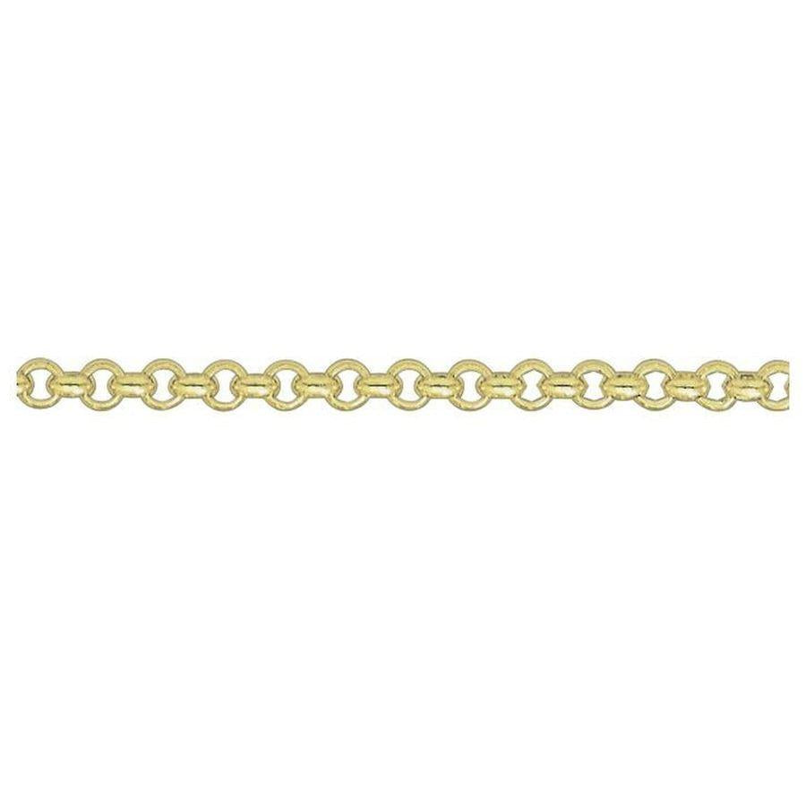 Dipples-9ct Yellow Gold 16" Round Belcher Chain-Dipples Jewellers