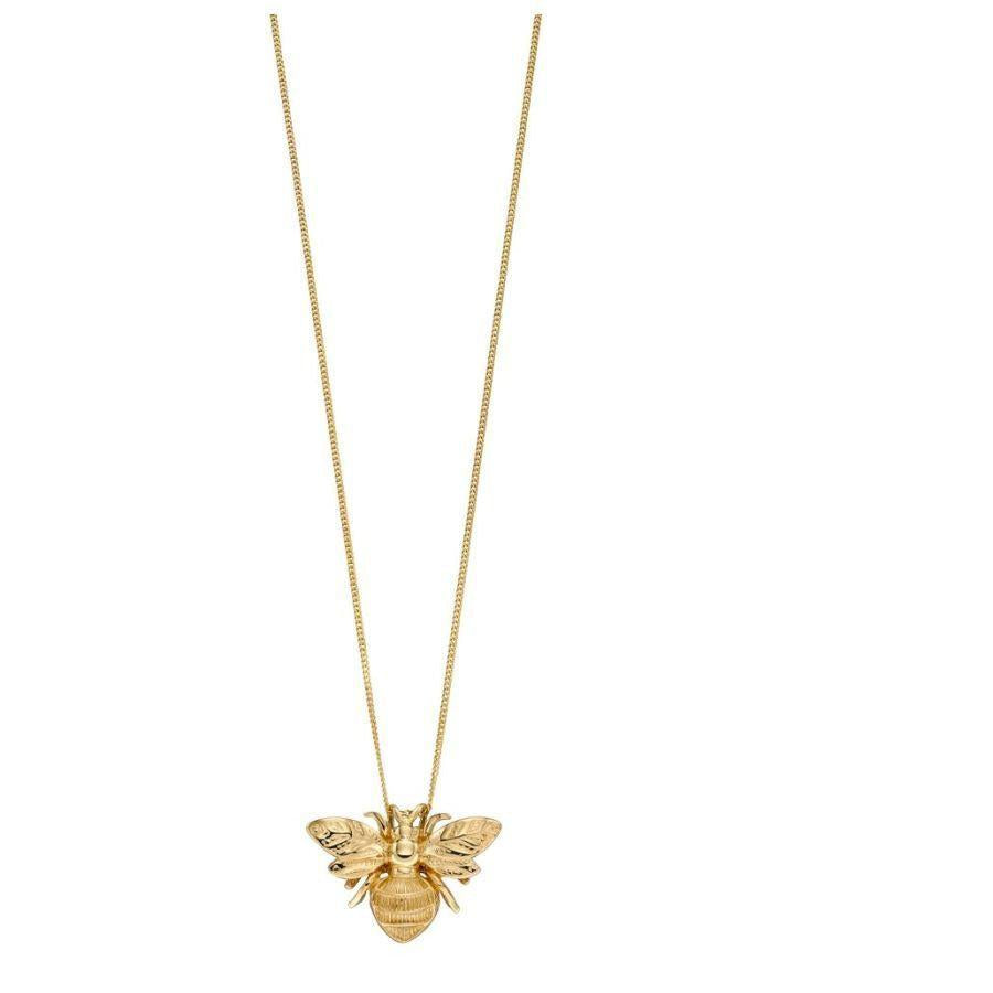 Dipples-9ct Yellow Gold Bee Pendant-Dipples Jewellers