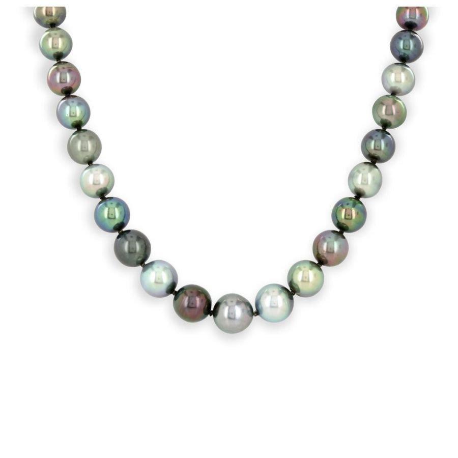 Dipples-Multi-Coloured Tahitian Cultured Pearl Necklace-Dipples Jewellers
