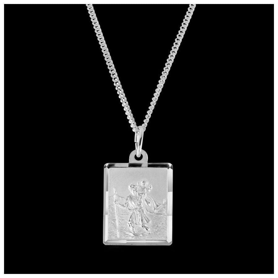 Dipples-Rect St Chr Sat D/C Nch-Dipples Jewellers