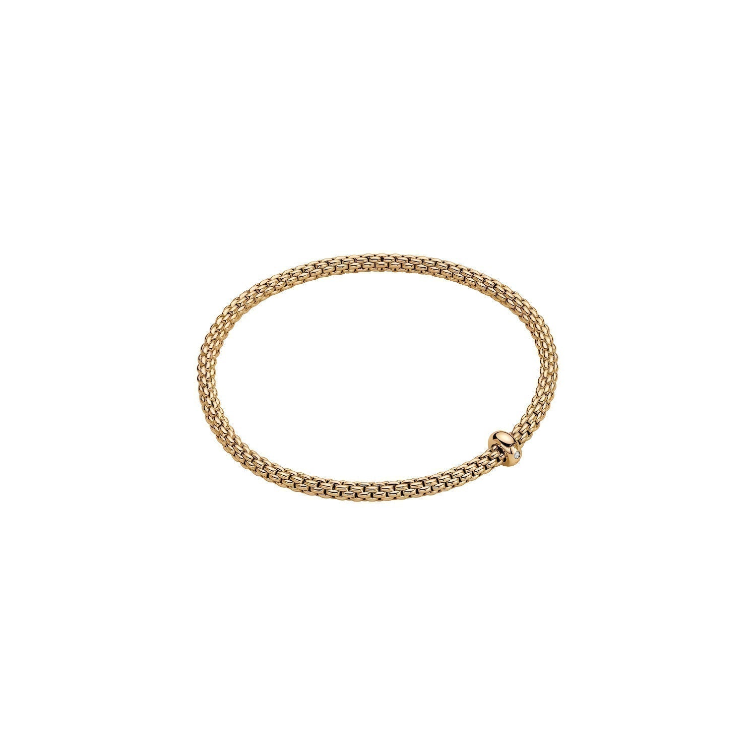 Fope-Prima Bracelet Yllw dia 0.01ct-Dipples Jewellers