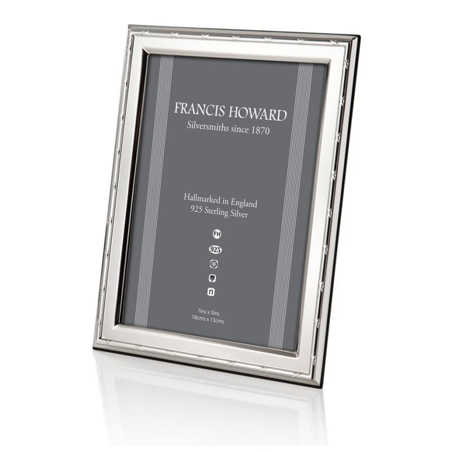Francis Howard-Silver 7"x5" Photoframe-Dipples Jewellers