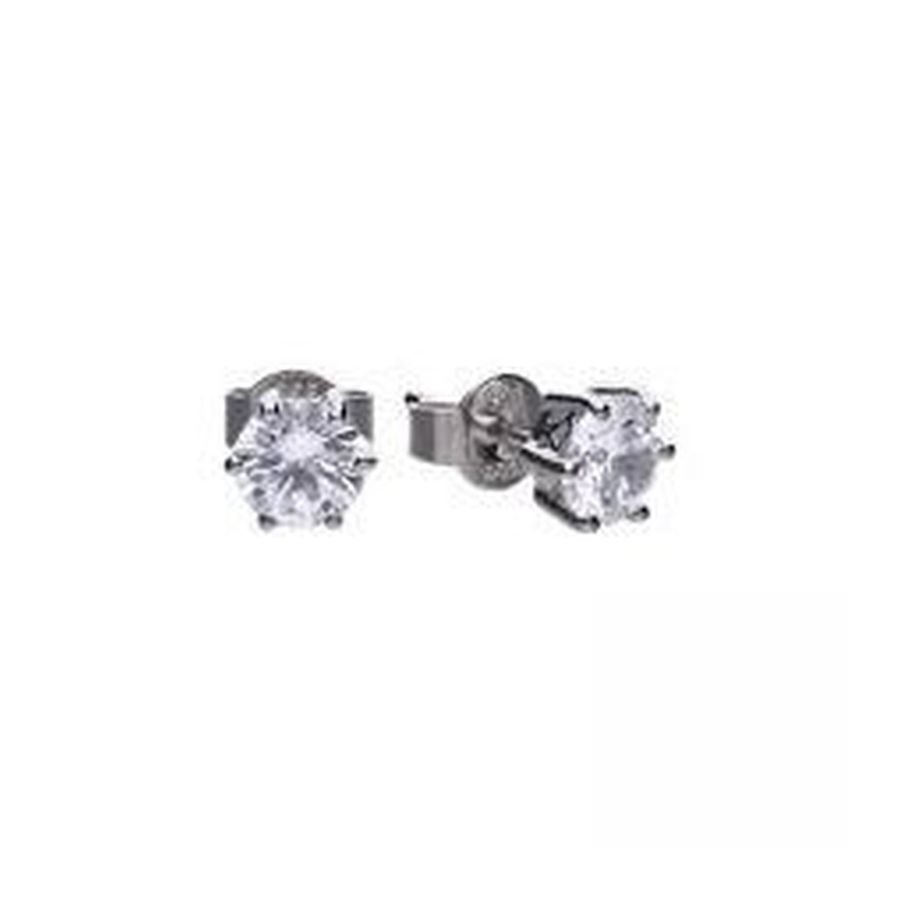 Dipples-Silver Dfcz-1.5ct Sol Stud-Dipples Jewellers