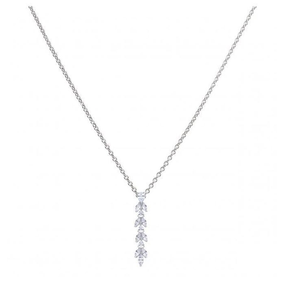 Dipples-Silver Vine Drop Pendant-Dipples Jewellers