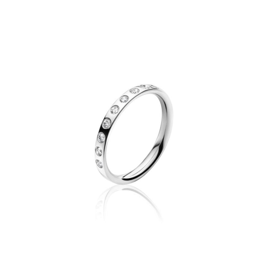 Georg Jensen-18ct White Gold Magic Ring-Dipples Jewellers