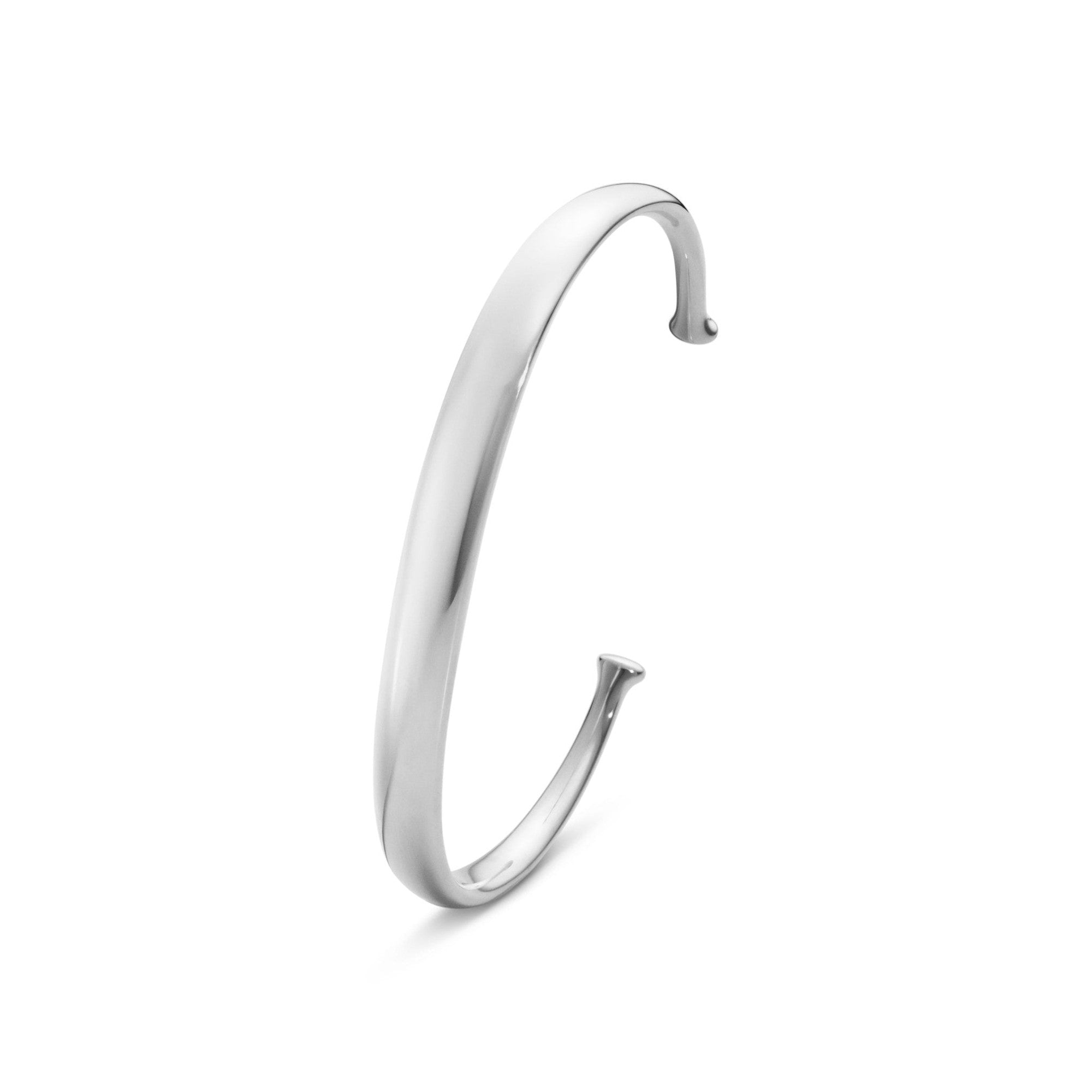 Georg Jensen-Silver Classic Bangle-Dipples Jewellers