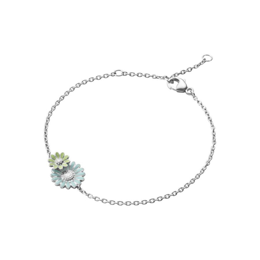 Georg Jensen-Silver Daisy Bracelet-Dipples Jewellers