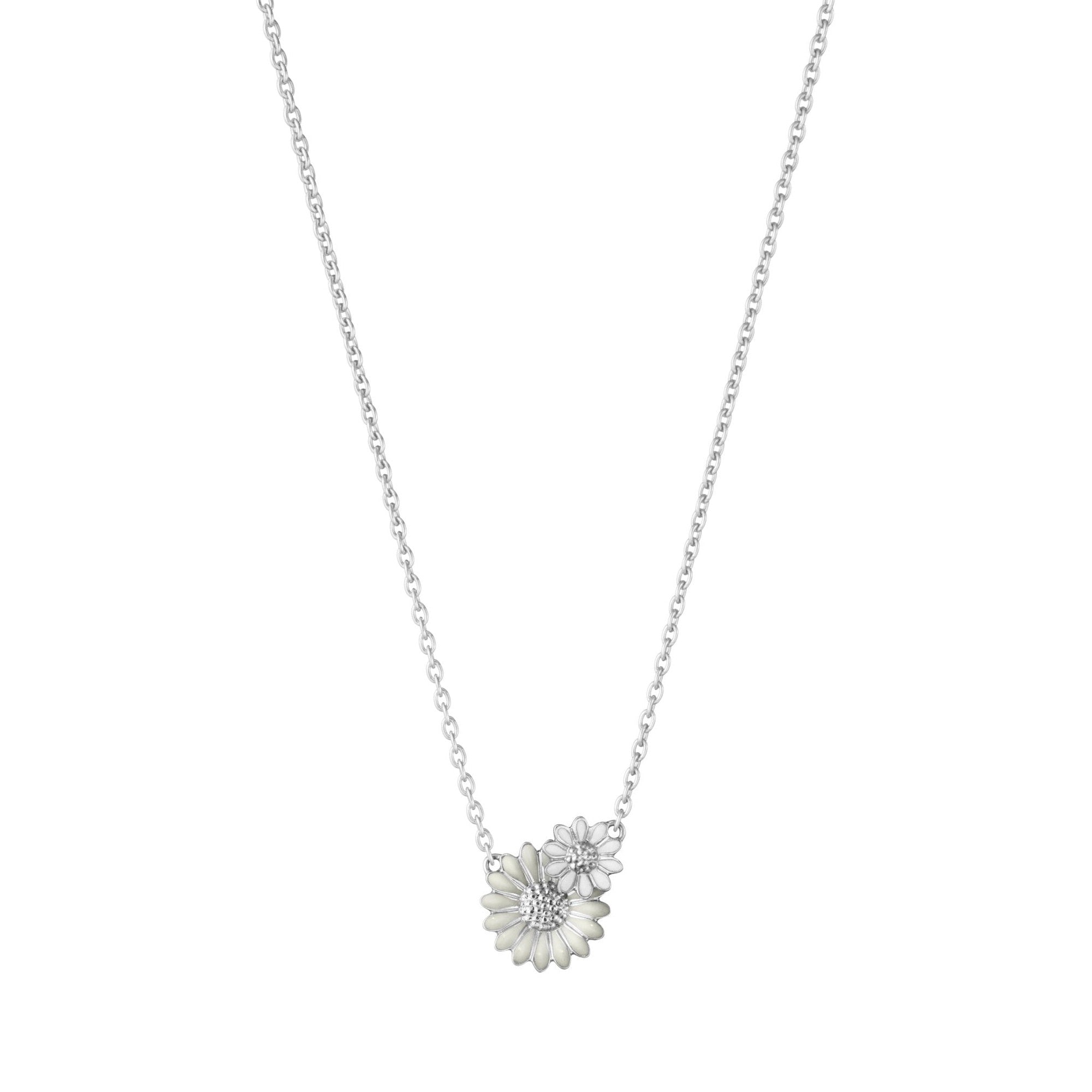 Georg Jensen-Silver Daisy Pendant-Dipples Jewellers