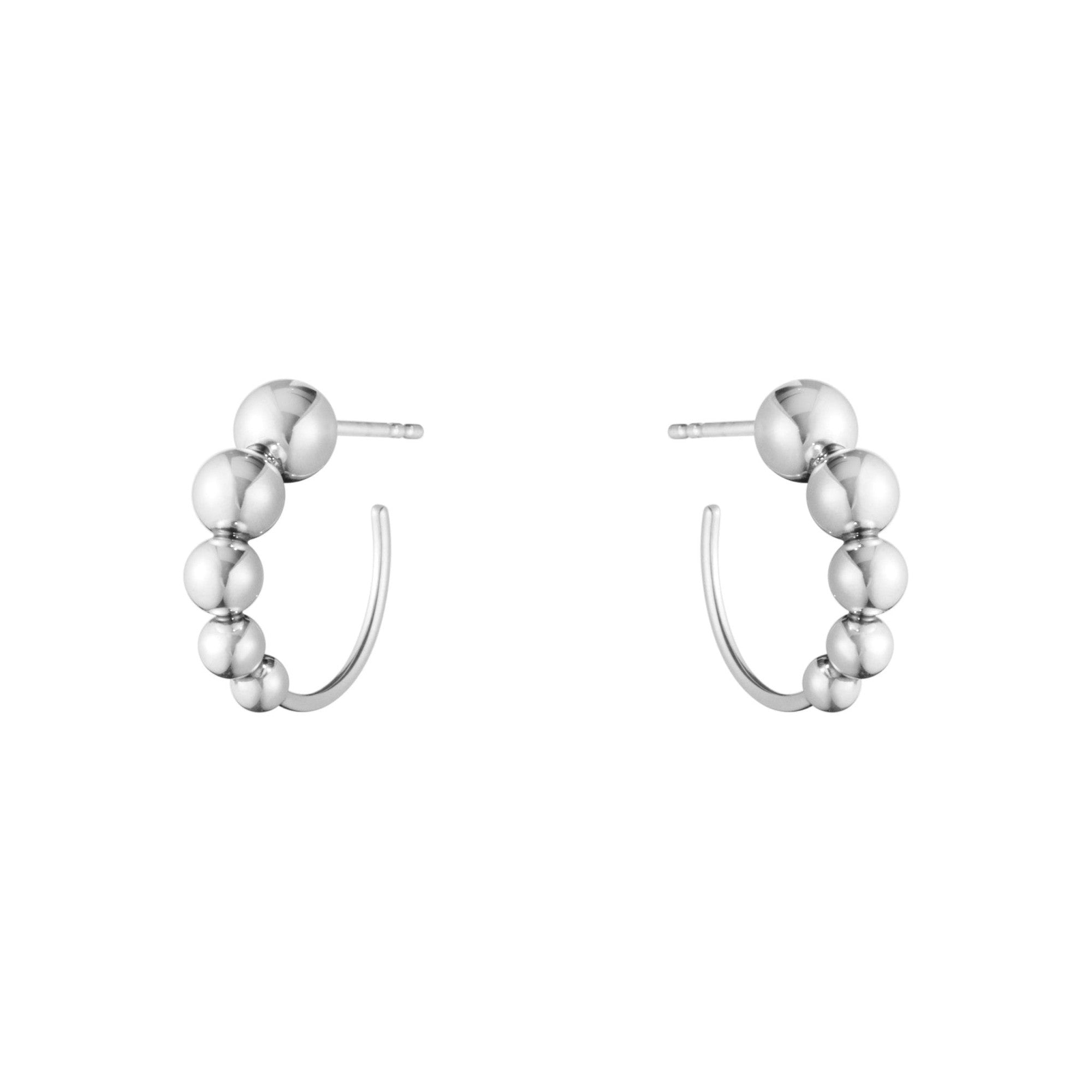 Georg Jensen-Silver Moonlight Grapes Earrings-Dipples Jewellers