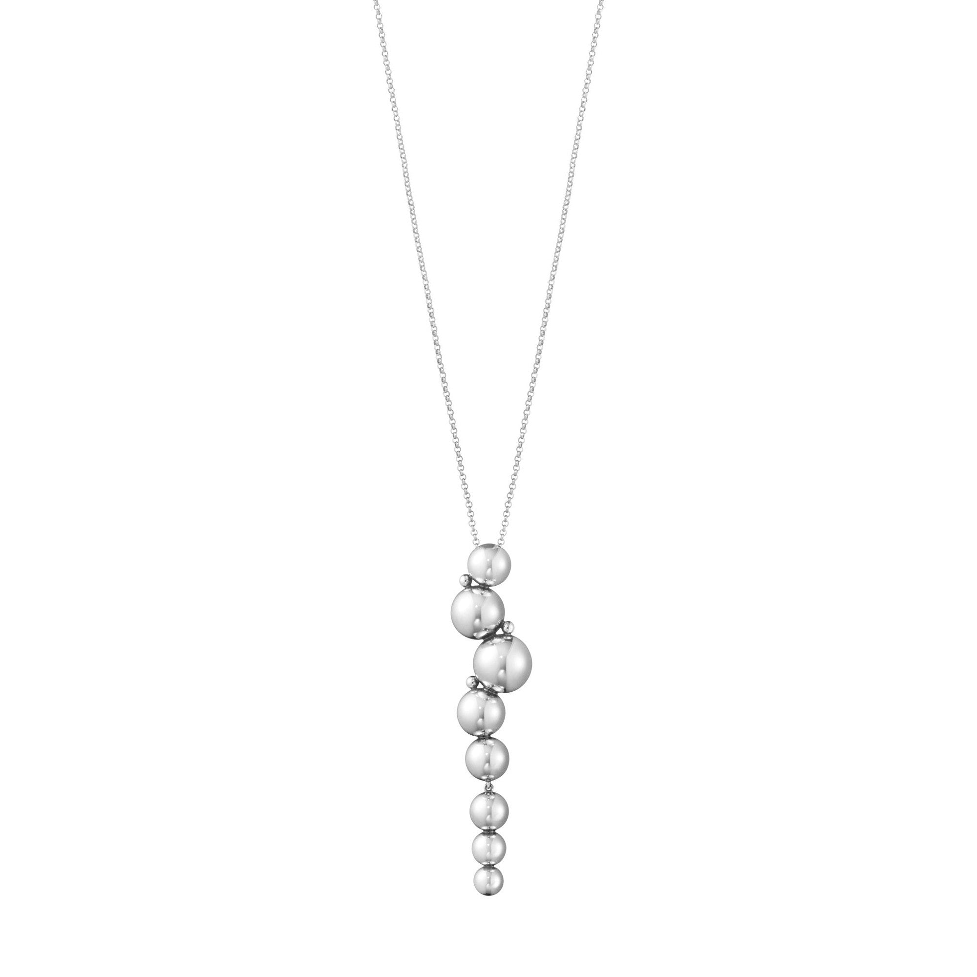 Georg Jensen-Silver Moonlight Grapes LongPendant-Dipples Jewellers
