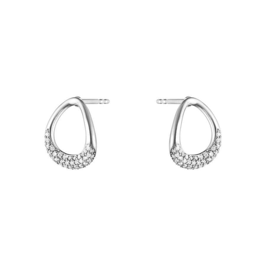 Georg Jensen-Silver Offspring Earstuds-Dipples Jewellers