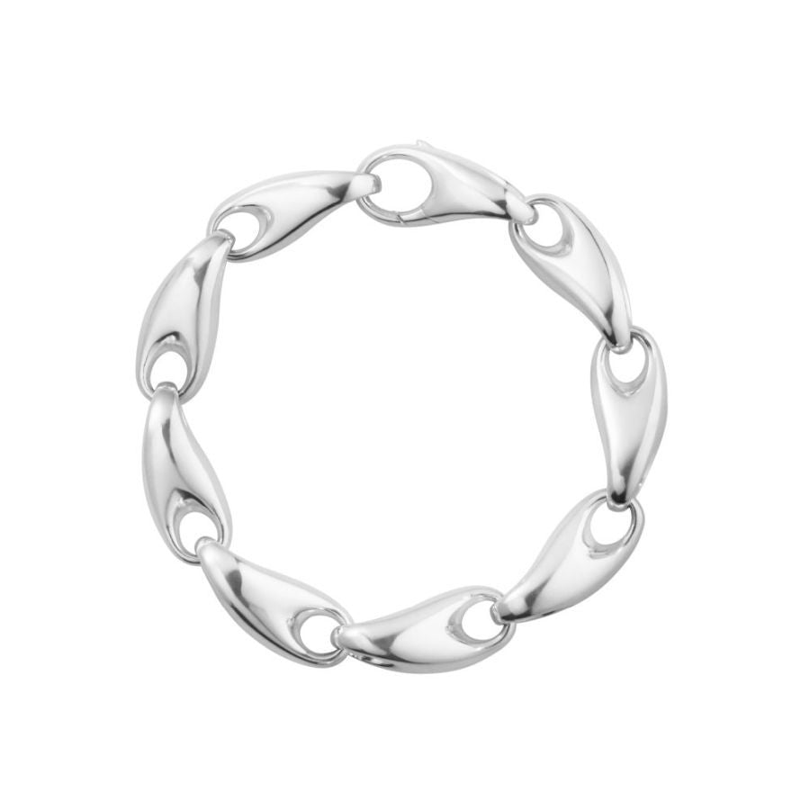 Georg Jensen-Silver Reflect Bracelet-Dipples Jewellers