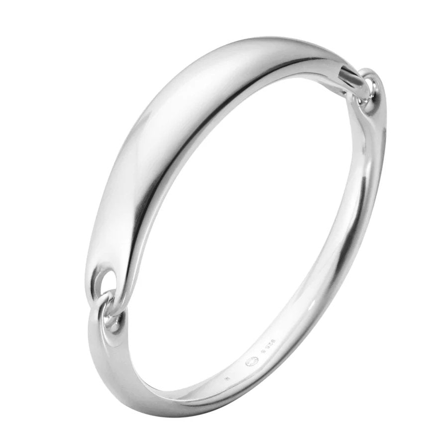 Georg Jensen-Silver Reflect ID Bangle-Dipples Jewellers