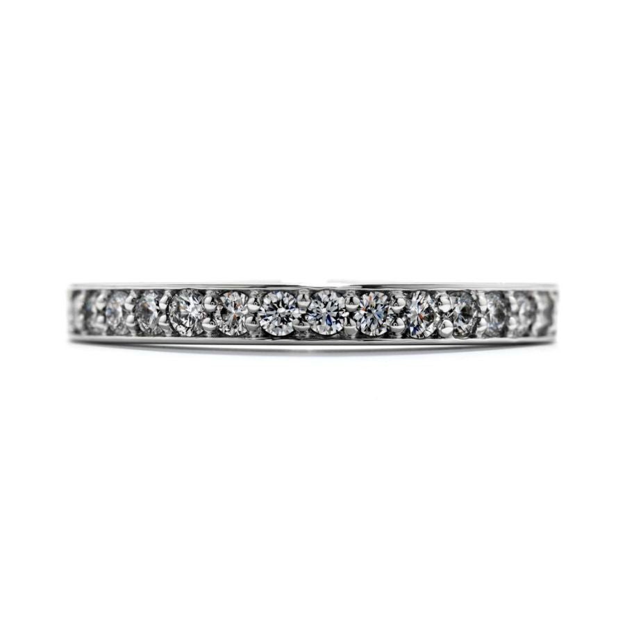 Hearts On Fire-0.38ct Truly Bridal 15-Round Brilliant Cut Diamond 18ct White Gold Band-Dipples Jewellers