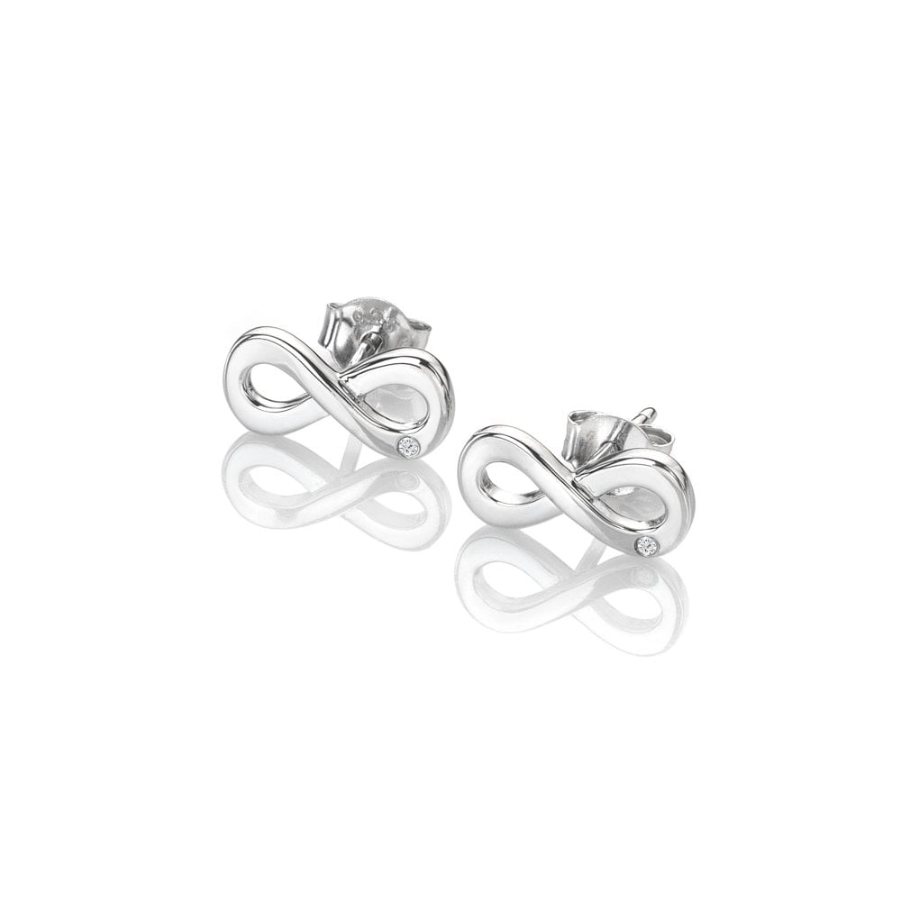 Hot Diamonds-Amulets Infinity Earrings-Dipples Jewellers