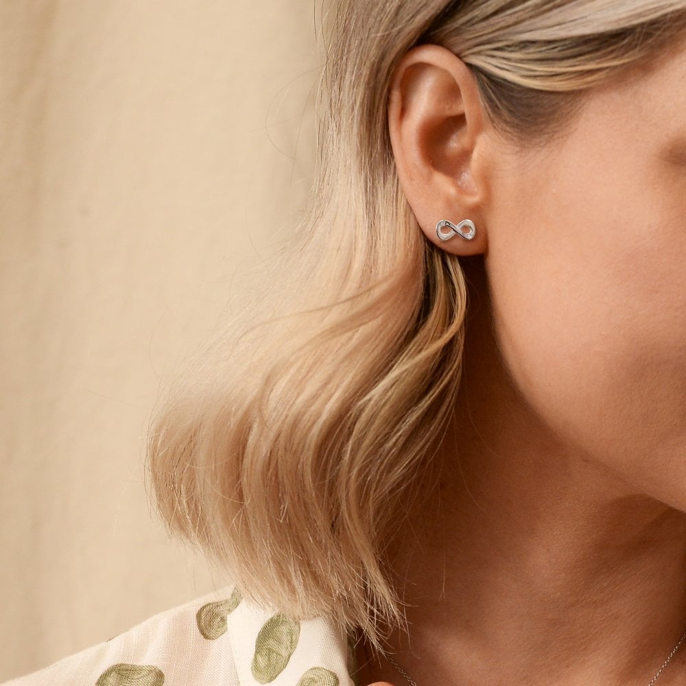 Hot Diamonds-Amulets Infinity Earrings-Dipples Jewellers