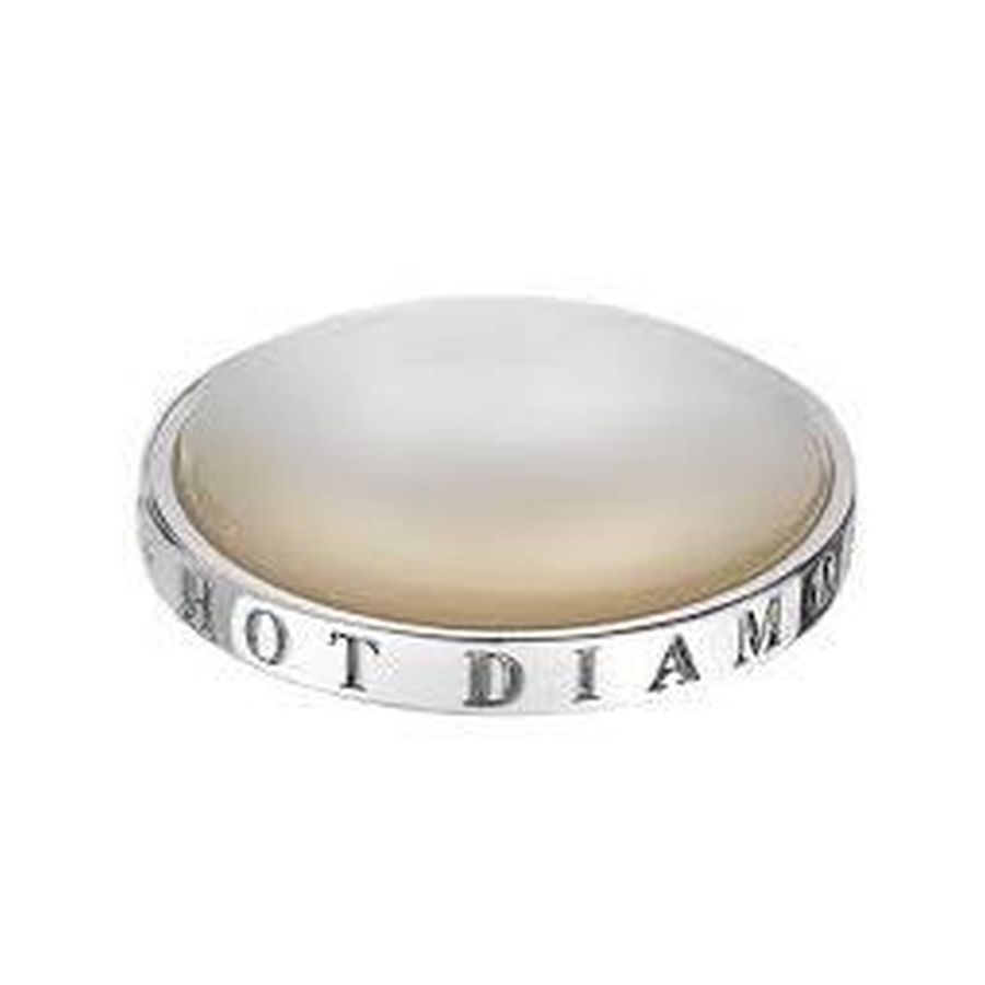 Hot Diamonds-Emozioni Mother of Pearl White Coin-Dipples Jewellers