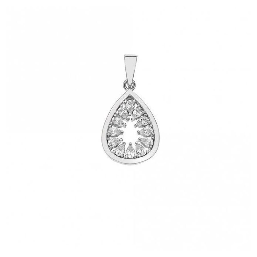 Hot Diamonds-Emozioni Silver Devotion Layer Pendant-Dipples Jewellers