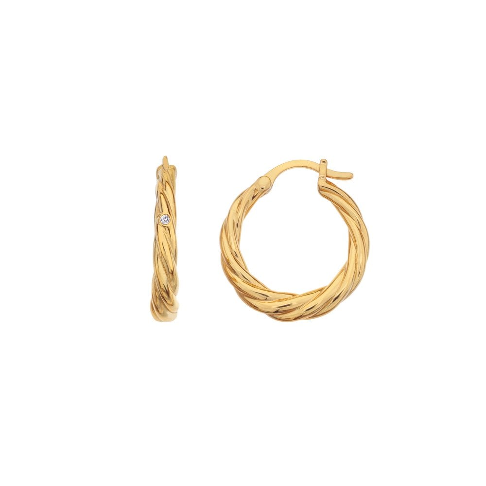 Hot Diamonds-Jac Jossa Entwine Earrings-Dipples Jewellers
