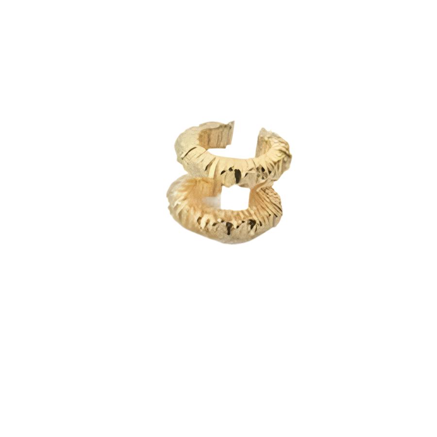 Hot Diamonds-Jac Jossa Gold Plated Silver Believe Double Ear Cuff-Dipples Jewellers