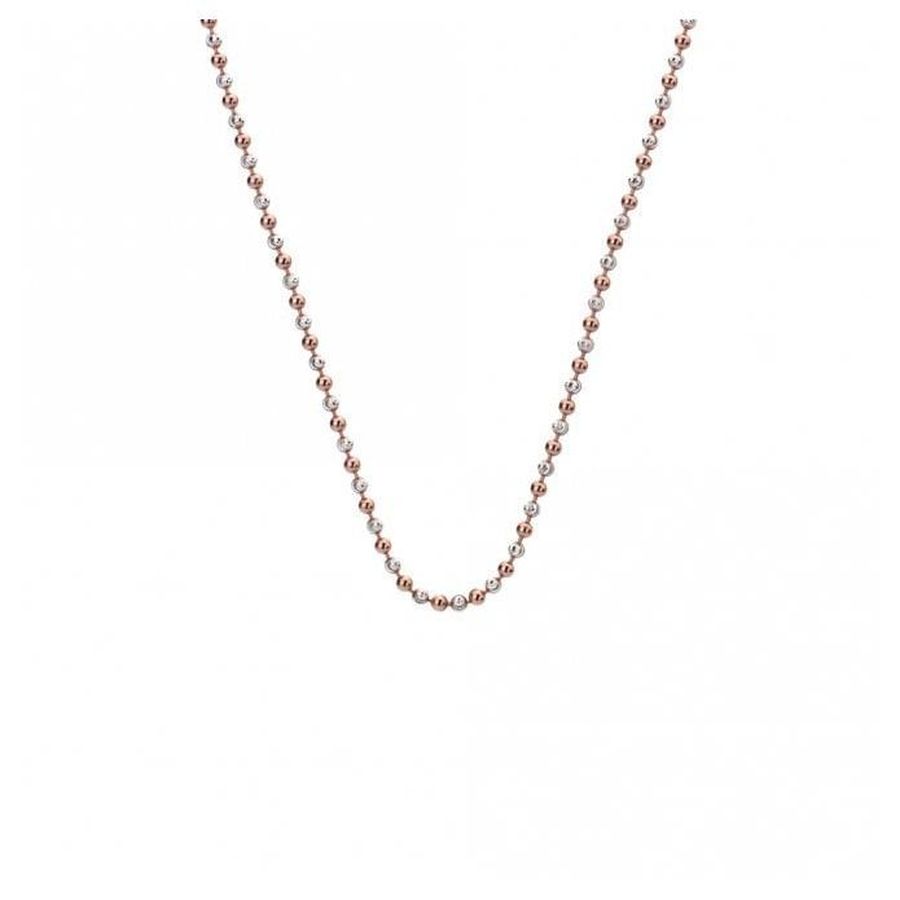 Hot Diamonds-Sil&Rgp Bead Chn 30'-Dipples Jewellers