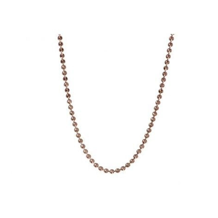 Hot Diamonds-Silrgp Bead Chn 24'-Dipples Jewellers