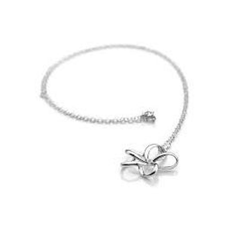 Hot Diamonds-Silver Nature Flower Pendant & Chain-Dipples Jewellers