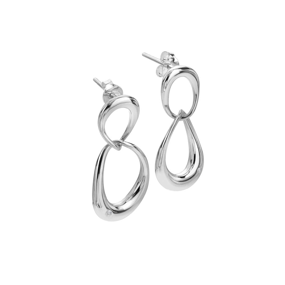 Hot Diamonds-Hot Diamonds Sleek Ear rings-Dipples Jewellers