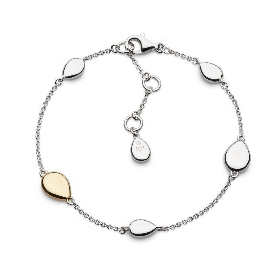Kit Heath-KH Silv&YGP Coast Pebble Golden Station Blt-Dipples Jewellers