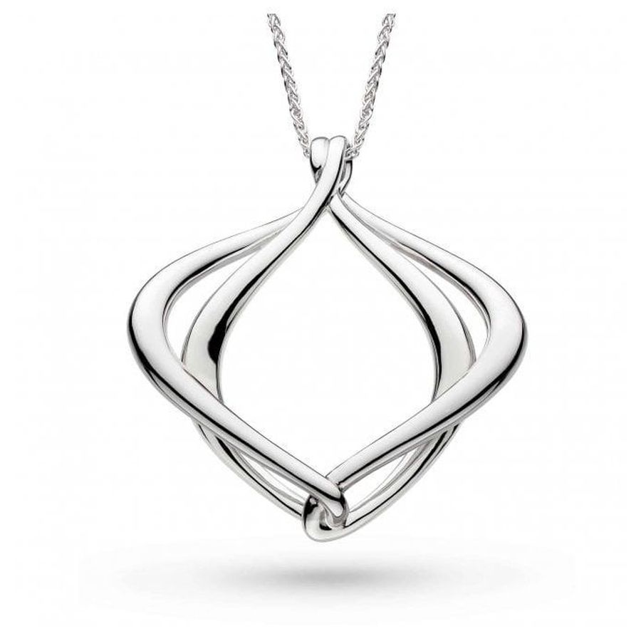 Kit Heath-Silver Alicia Grande Slider Necklace-Dipples Jewellers