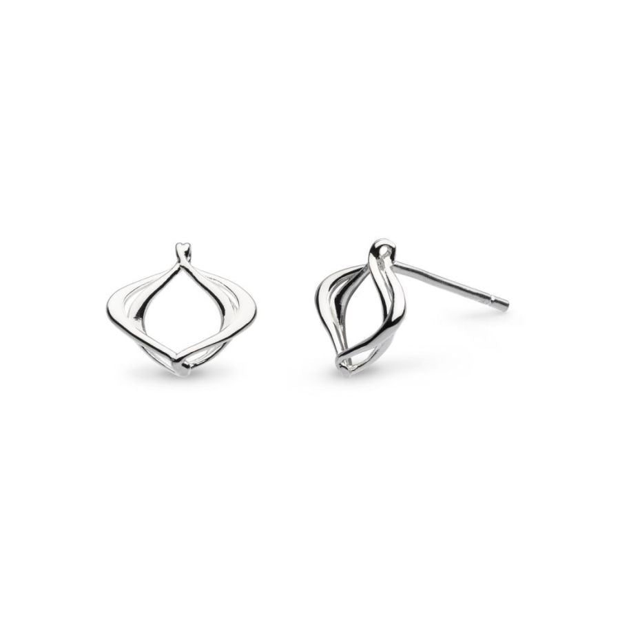 Kit Heath-Silver Alicia Petite Stud Earrings-Dipples Jewellers