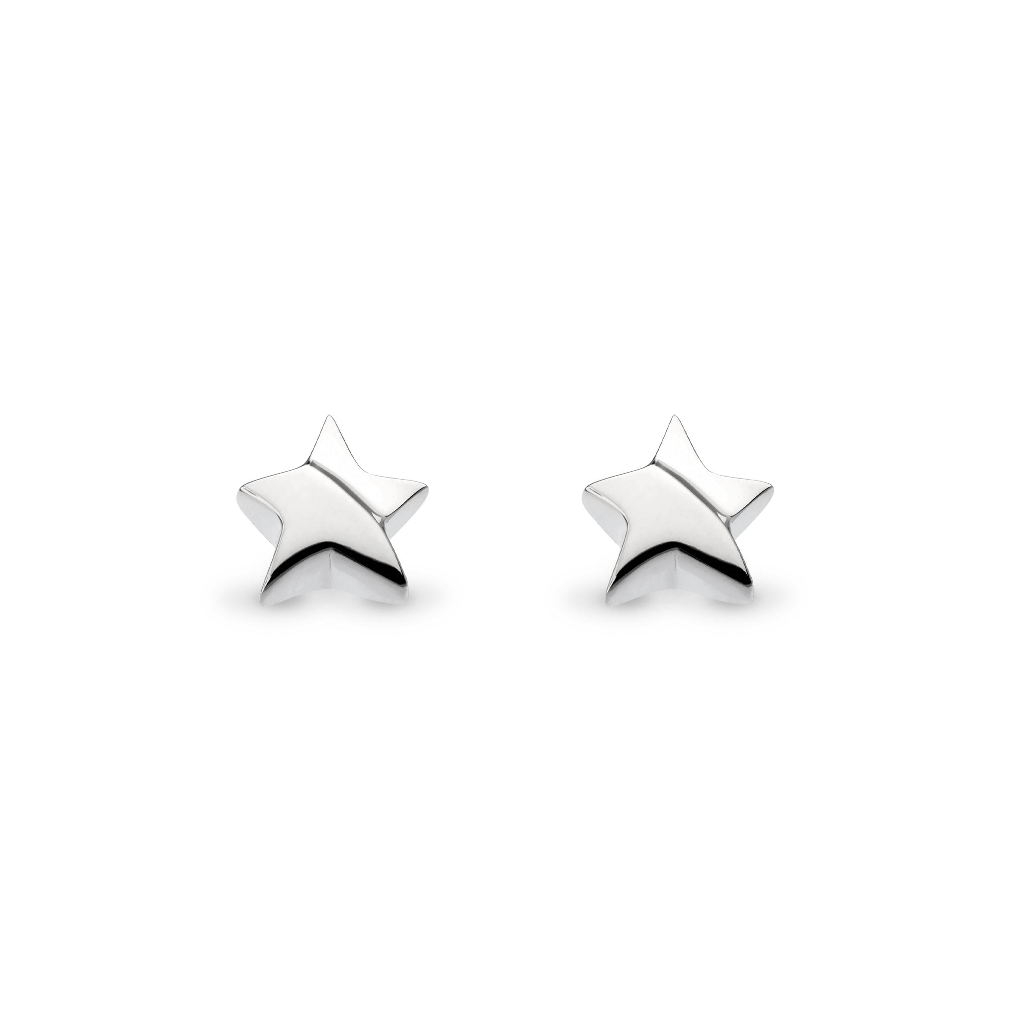 Kit Heath-Silver Miniatures Starlight Stud Earrings-Dipples Jewellers