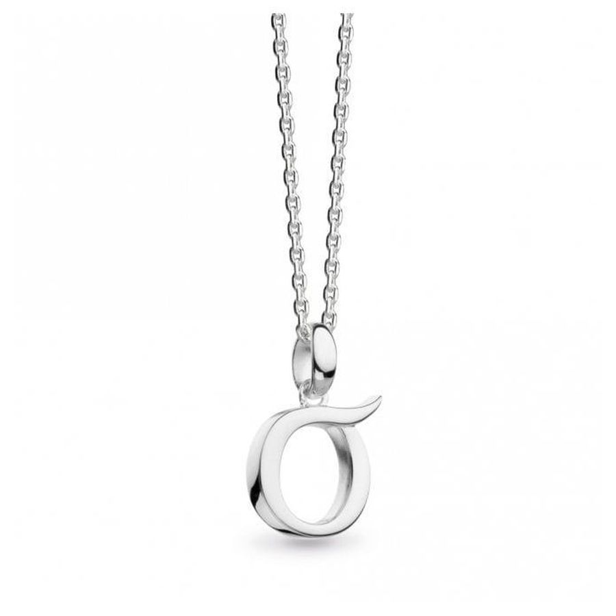 Kit Heath-Silver Signature Capital O Necklace-Dipples Jewellers