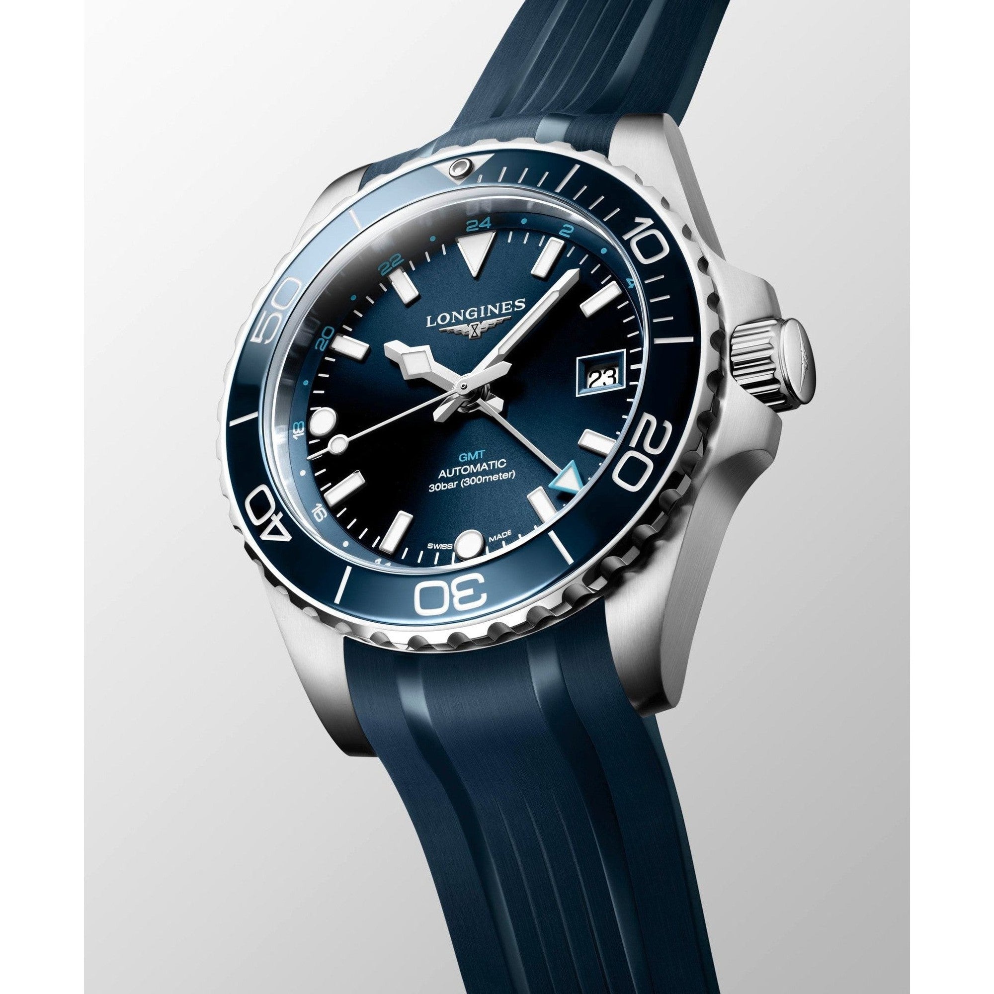 Longines-HydroConquest GMT-Dipples Jewellers