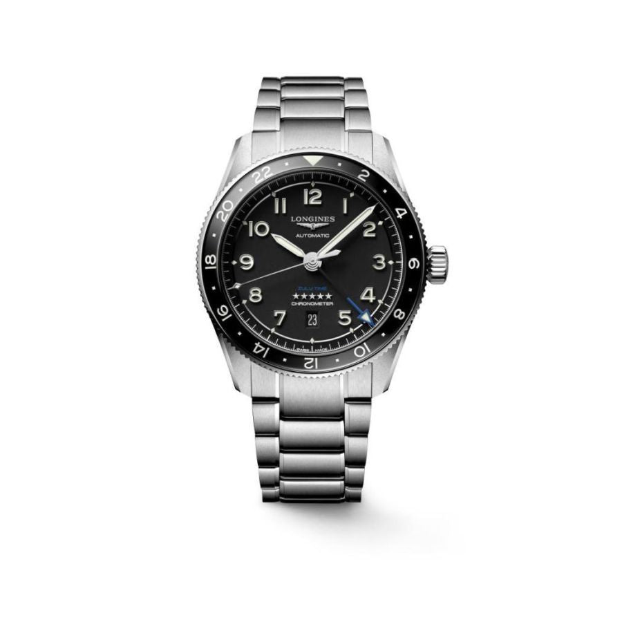 Longines-Spirit Zulu Time GMT-Dipples Jewellers