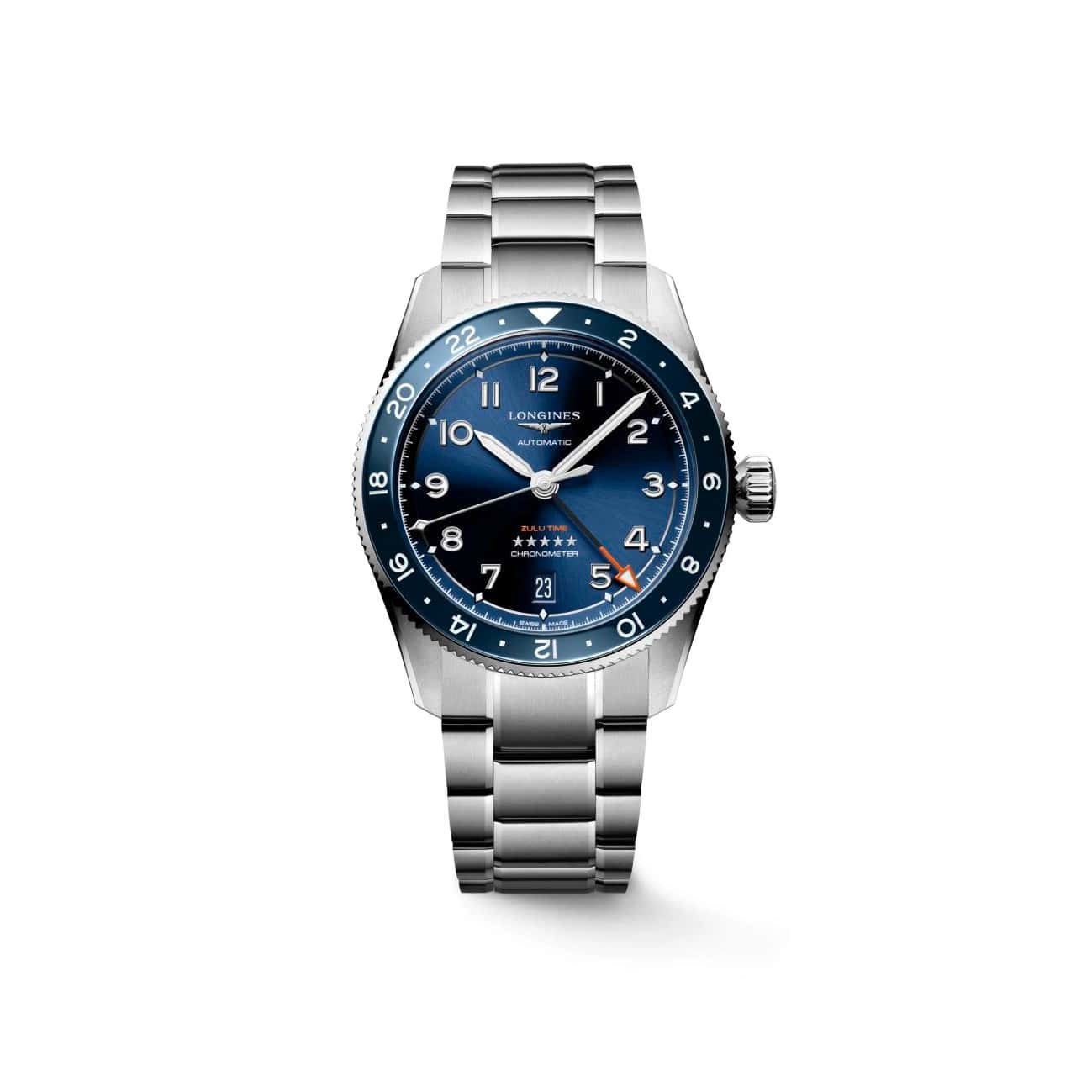 Longines-Spirit Zulu Time GMT-Dipples Jewellers