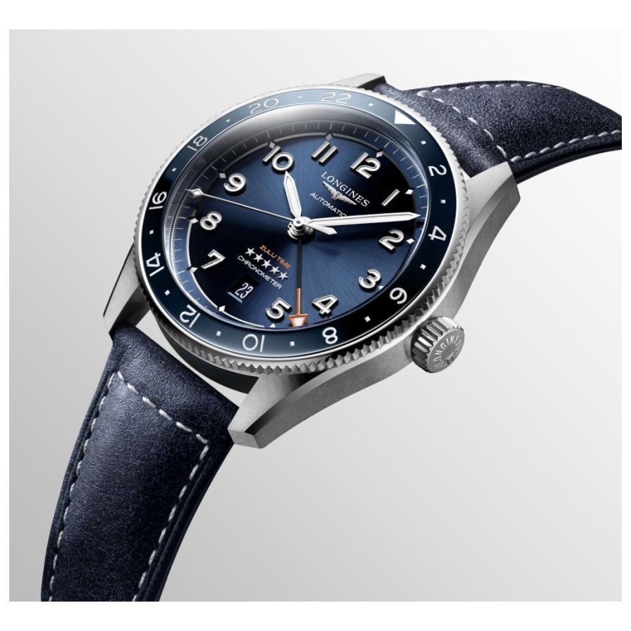 Longines-Spirit Zulu Time GMT-Dipples Jewellers